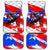 Boricua Pride Rooster Flag Puerto Rico Car Mats