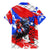 Boricua Pride Rooster Flag Puerto Rico Family Matching Mermaid Dress and Hawaiian Shirt