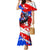 Boricua Pride Rooster Flag Puerto Rico Family Matching Mermaid Dress and Hawaiian Shirt
