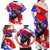 Boricua Pride Rooster Flag Puerto Rico Family Matching Off Shoulder Maxi Dress and Hawaiian Shirt