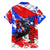 Boricua Pride Rooster Flag Puerto Rico Family Matching Off Shoulder Maxi Dress and Hawaiian Shirt