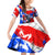 Boricua Pride Rooster Flag Puerto Rico Family Matching Off Shoulder Short Dress and Hawaiian Shirt