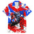 Boricua Pride Rooster Flag Puerto Rico Family Matching Summer Maxi Dress and Hawaiian Shirt