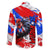 Boricua Pride Rooster Flag Puerto Rico Family Matching Summer Maxi Dress and Hawaiian Shirt
