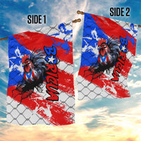 Boricua Pride Rooster Flag Puerto Rico Garden Flag