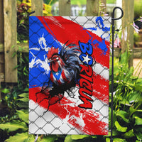 Boricua Pride Rooster Flag Puerto Rico Garden Flag