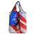Boricua Pride Rooster Flag Puerto Rico Grocery Bag