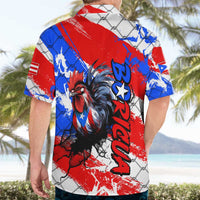 Boricua Pride Rooster Flag Puerto Rico Hawaiian Shirt