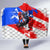 Boricua Pride Rooster Flag Puerto Rico Hooded Blanket