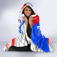 Boricua Pride Rooster Flag Puerto Rico Hooded Blanket