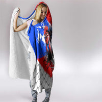 Boricua Pride Rooster Flag Puerto Rico Hooded Blanket