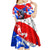 Boricua Pride Rooster Flag Puerto Rico Kid Short Sleeve Dress