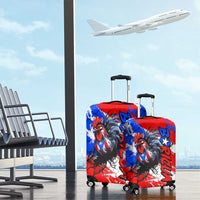 Boricua Pride Rooster Flag Puerto Rico Luggage Cover