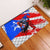 Boricua Pride Rooster Flag Puerto Rico Rubber Doormat