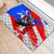 Boricua Pride Rooster Flag Puerto Rico Rubber Doormat