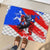 Boricua Pride Rooster Flag Puerto Rico Rubber Doormat