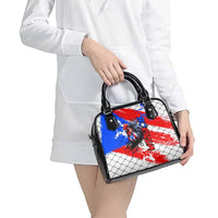 Boricua Pride Rooster Flag Puerto Rico Shoulder Handbag
