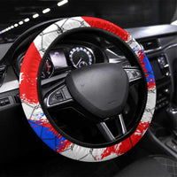 Boricua Pride Rooster Flag Puerto Rico Steering Wheel Cover