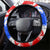 Boricua Pride Rooster Flag Puerto Rico Steering Wheel Cover