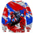 Boricua Pride Rooster Flag Puerto Rico Sweatshirt