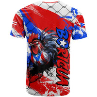 Boricua Pride Rooster Flag Puerto Rico T Shirt