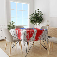 Boricua Pride Rooster Flag Puerto Rico Tablecloth