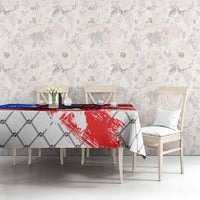 Boricua Pride Rooster Flag Puerto Rico Tablecloth