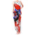 Boricua Pride Rooster Flag Puerto Rico Tank Maxi Dress