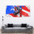 Boricua Pride Rooster Flag Puerto Rico Tapestry