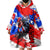 Boricua Pride Rooster Flag Puerto Rico Wearable Blanket Hoodie