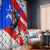 Boricua Pride Rooster Flag Puerto Rico Window Curtain