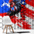 Boricua Pride Rooster Flag Puerto Rico Window Curtain
