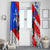 Boricua Pride Rooster Flag Puerto Rico Window Curtain