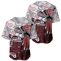 Haida Orca and Eagle Battle Baseball Jersey Canada Pacific Northwest Tribal Art
