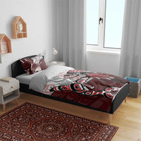 Haida Orca and Eagle Battle Bedding Set Canada Pacific Northwest Tribal Art