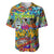 Hip Hop Graffiti Art Baseball Jersey Black Power - Wonder Print Shop