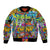 Hip Hop Graffiti Art Bomber Jacket Black Power - Wonder Print Shop
