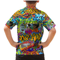 Hip Hop Graffiti Art Family Matching Mermaid Dress and Hawaiian Shirt Black Power - Wonder Print Shop