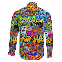Hip Hop Graffiti Art Family Matching Mermaid Dress and Hawaiian Shirt Black Power - Wonder Print Shop