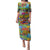 Hip Hop Graffiti Art Family Matching Puletasi Dress and Hawaiian Shirt Black Power - Wonder Print Shop