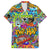Hip Hop Graffiti Art Family Matching Short Sleeve Bodycon Dress and Hawaiian Shirt Black Power - Wonder Print Shop