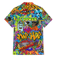 Hip Hop Graffiti Art Hawaiian Shirt Black Power - Wonder Print Shop