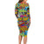 Hip Hop Graffiti Art Long Sleeve Bodycon Dress Black Power - Wonder Print Shop