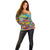 Hip Hop Graffiti Art Off Shoulder Sweater Black Power - Wonder Print Shop