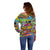Hip Hop Graffiti Art Off Shoulder Sweater Black Power - Wonder Print Shop