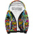 Hip Hop Graffiti Art Sherpa Hoodie Black Power - Wonder Print Shop