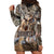 Wild Deer Hunting Hoodie Dress Realtree Buck and Doe - Wonder Print Shop