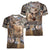 Wild Deer Hunting Women V Neck T Shirt Realtree Buck and Doe - Wonder Print Shop
