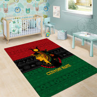 Personalized Queen In Pan-African Colors Area Rug Egyptian Beautiful Goddess - Wonder Print Shop