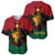Personalized Queen In Pan-African Colors Baseball Jersey Egyptian Beautiful Goddess - Wonder Print Shop